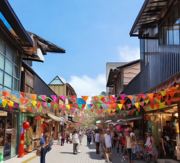 乐化镇集镇商贸服务区，品质生活与文明服务的完美结合。