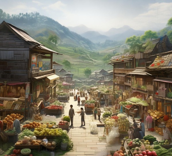 助力乡村振兴的乡镇商贸中心，助力乡村经济发展和社会进步