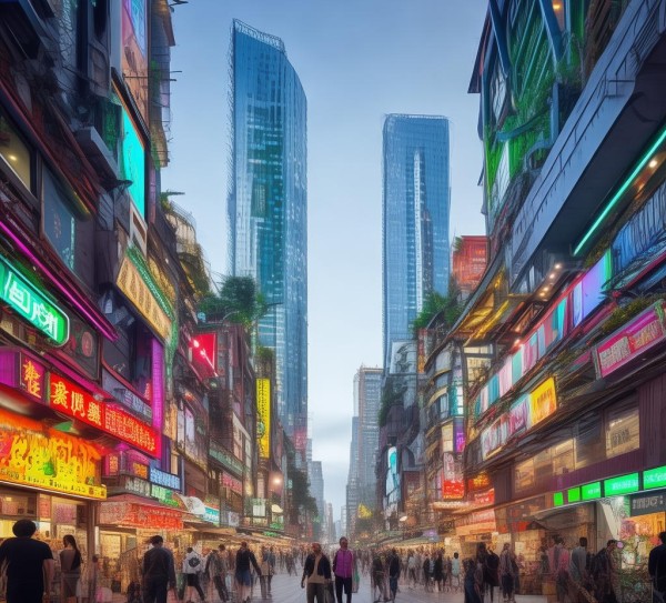 高平国际商贸城，商业区的活力与未来